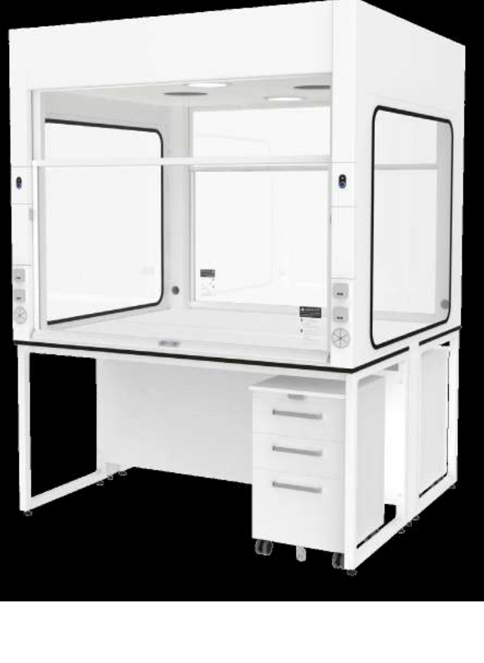 Capotaje de extracción CHC Lab sin control de flujo volumétrico