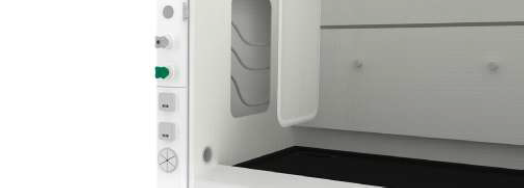 Vitrina de extracción de gases - Acceso fácil para el mantenimiento de servicios