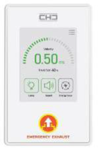 Vitrina de extracción de gases controlador de velocidad variable